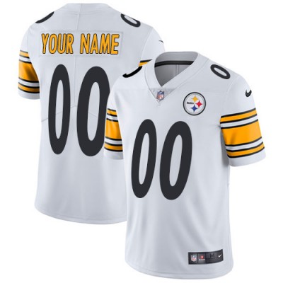 Nike Pittsburgh Steelers Customized White Stitched Vapor Untouchable Limited Men's NFL Jersey